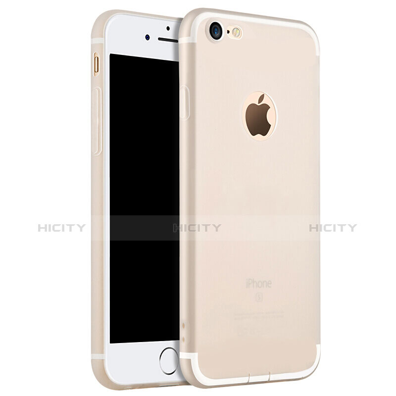 Funda Dura Ultrafina Transparente Mate para Apple iPhone 7 Plus Blanco