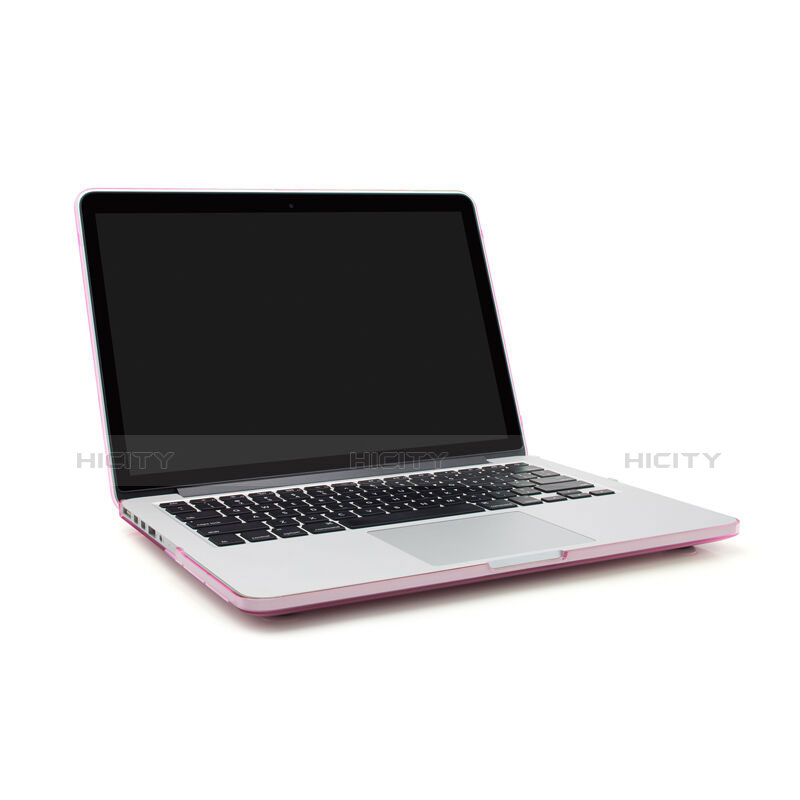 Funda Dura Ultrafina Transparente Mate para Apple MacBook Pro 15 pulgadas Rosa