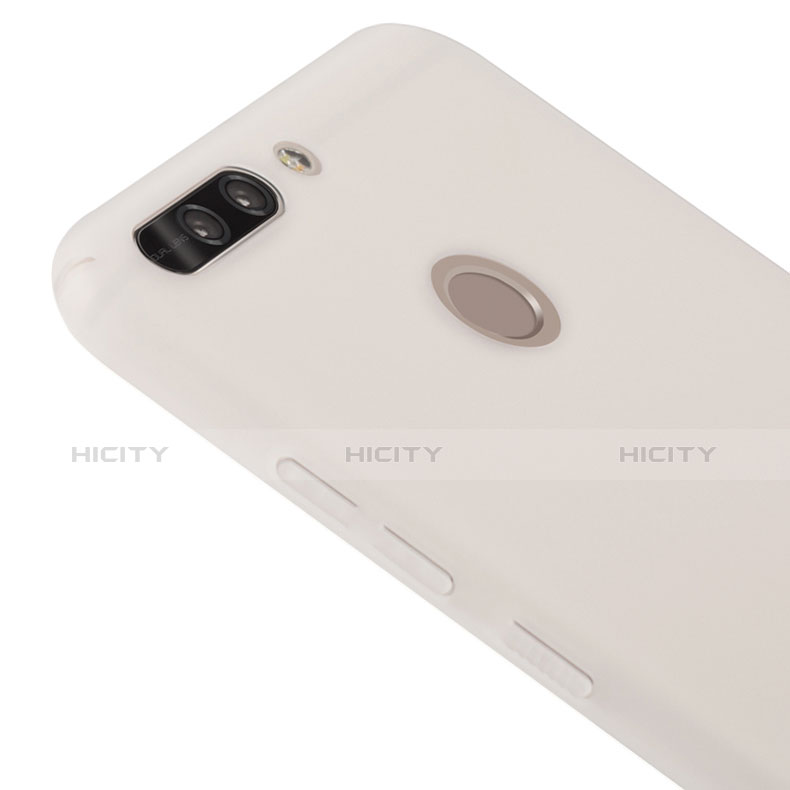 Funda Dura Ultrafina Transparente Mate para Huawei Honor 8 Pro Blanco