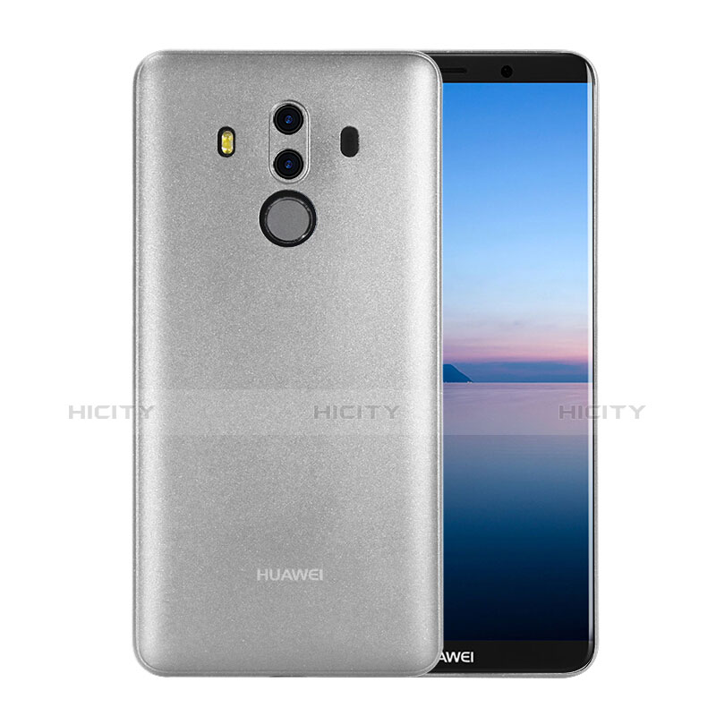 Funda Dura Ultrafina Transparente Mate para Huawei Mate 10 Pro Blanco