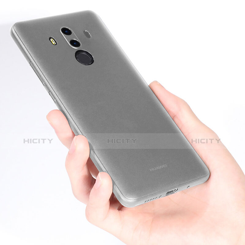 Funda Dura Ultrafina Transparente Mate para Huawei Mate 10 Pro Blanco