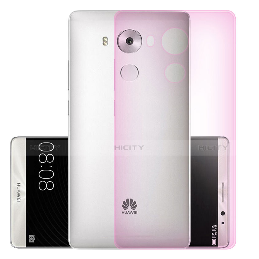 Funda Dura Ultrafina Transparente Mate para Huawei Mate 8 Rosa