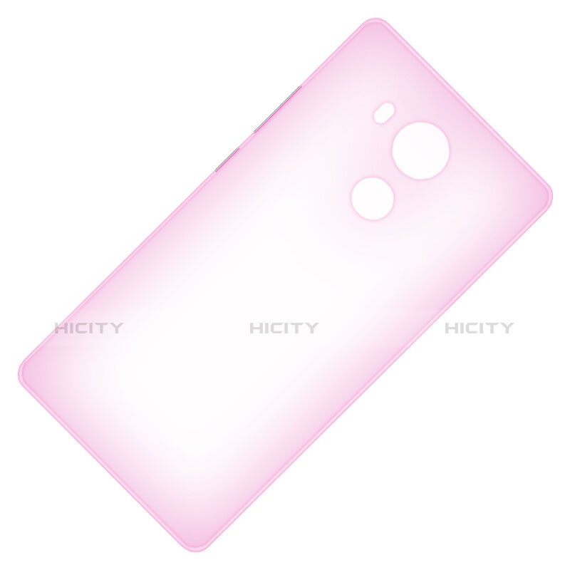 Funda Dura Ultrafina Transparente Mate para Huawei Mate 8 Rosa