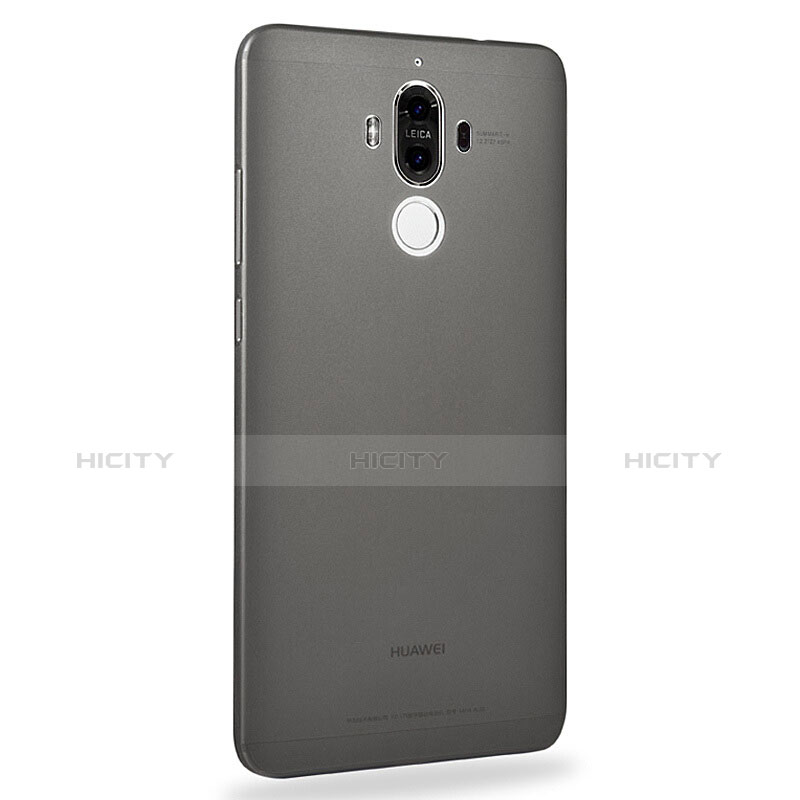 Funda Dura Ultrafina Transparente Mate para Huawei Mate 9 Gris