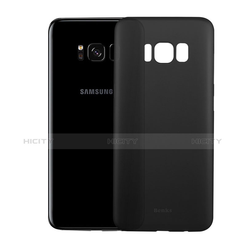 Funda Dura Ultrafina Transparente Mate T01 para Samsung Galaxy S8 Negro