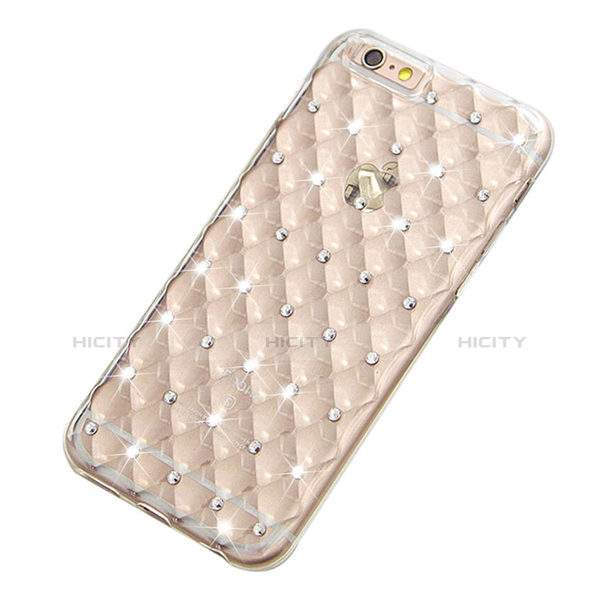 Funda Gel Ultrafina Transparente Diamante para Apple iPhone 6 Claro