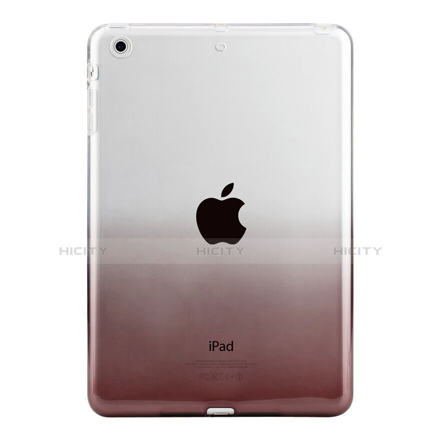 Funda Gel Ultrafina Transparente Gradiente para Apple iPad Mini 2 Gris