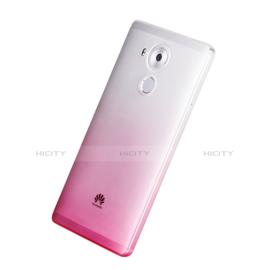 Funda Gel Ultrafina Transparente Gradiente para Huawei Mate 8 Rosa