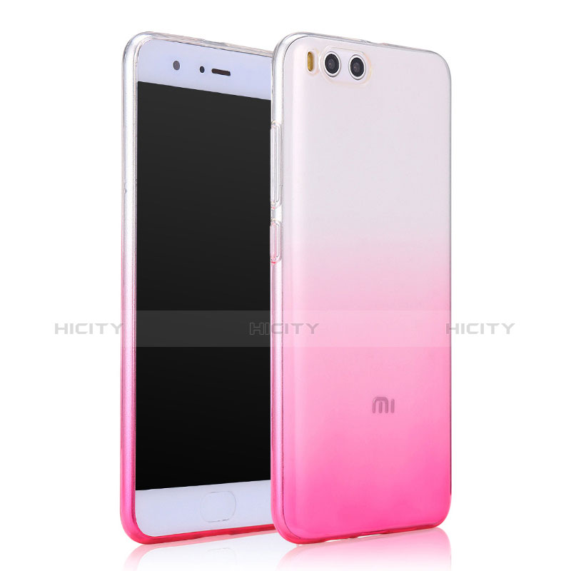 Funda Gel Ultrafina Transparente Gradiente para Xiaomi Mi 6 Rosa