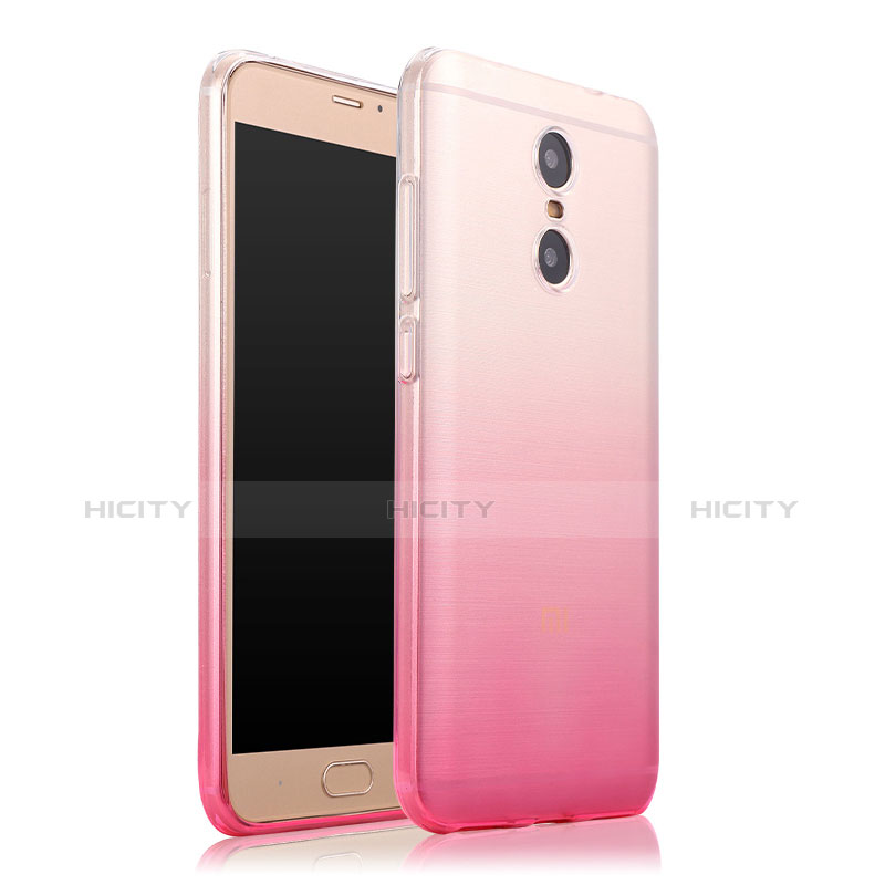 Funda Gel Ultrafina Transparente Gradiente para Xiaomi Redmi Pro Rosa