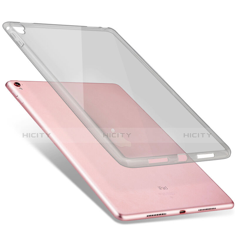 Funda Gel Ultrafina Transparente para Apple iPad Pro 9.7 Gris