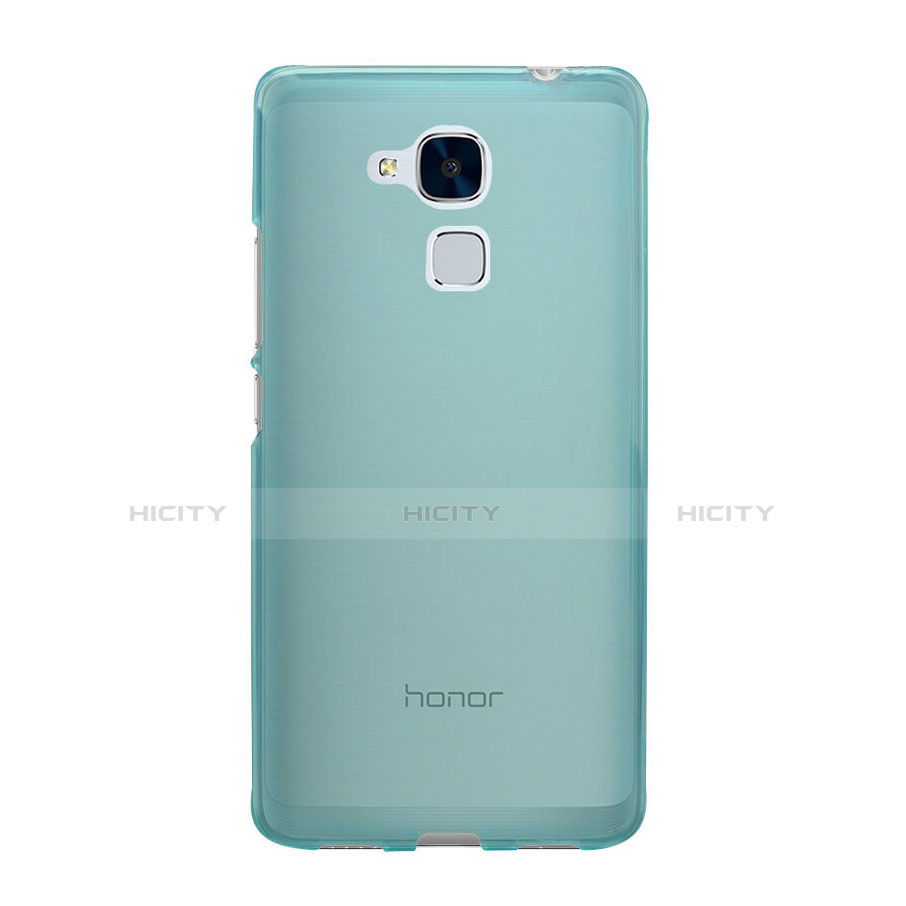 Funda Gel Ultrafina Transparente para Huawei GR5 Mini Azul