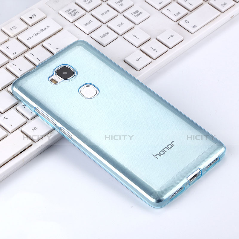 Funda Gel Ultrafina Transparente para Huawei Honor Play 5X Azul