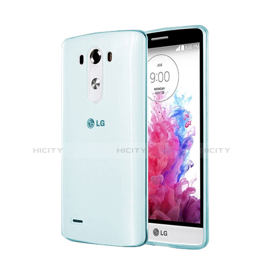 Funda Gel Ultrafina Transparente para LG G3 Azul