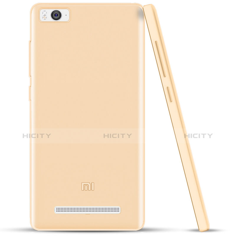 Funda Gel Ultrafina Transparente para Xiaomi Mi 4i Oro