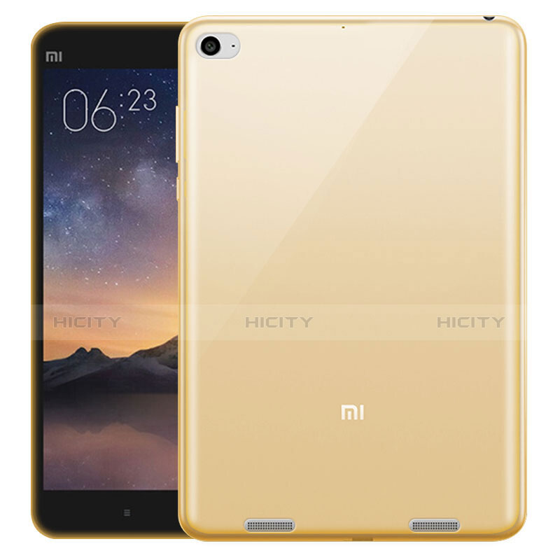 Funda Gel Ultrafina Transparente para Xiaomi Mi Pad 2 Oro