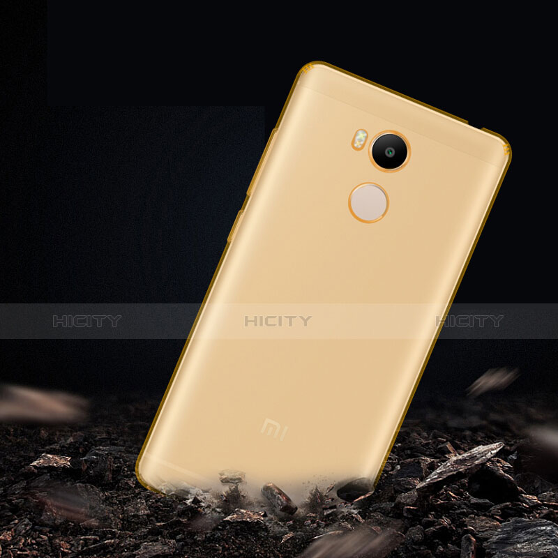 Funda Gel Ultrafina Transparente para Xiaomi Redmi 4 Prime High Edition Oro