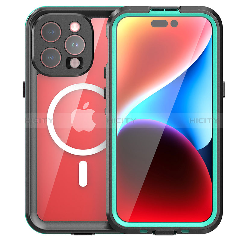 Funda Impermeable Bumper Silicona y Plastico Waterproof Carcasa 360 Grados con Mag-Safe Magnetic para Apple iPhone 13 Pro