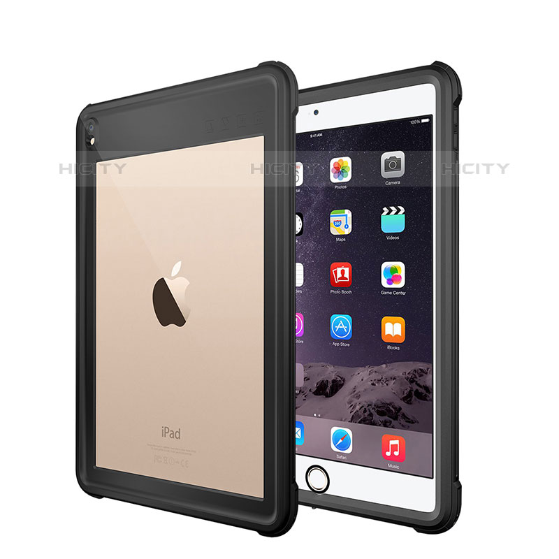 Funda Impermeable Bumper Silicona y Plastico Waterproof Carcasa 360 Grados para Apple iPad Pro 10.5 Negro