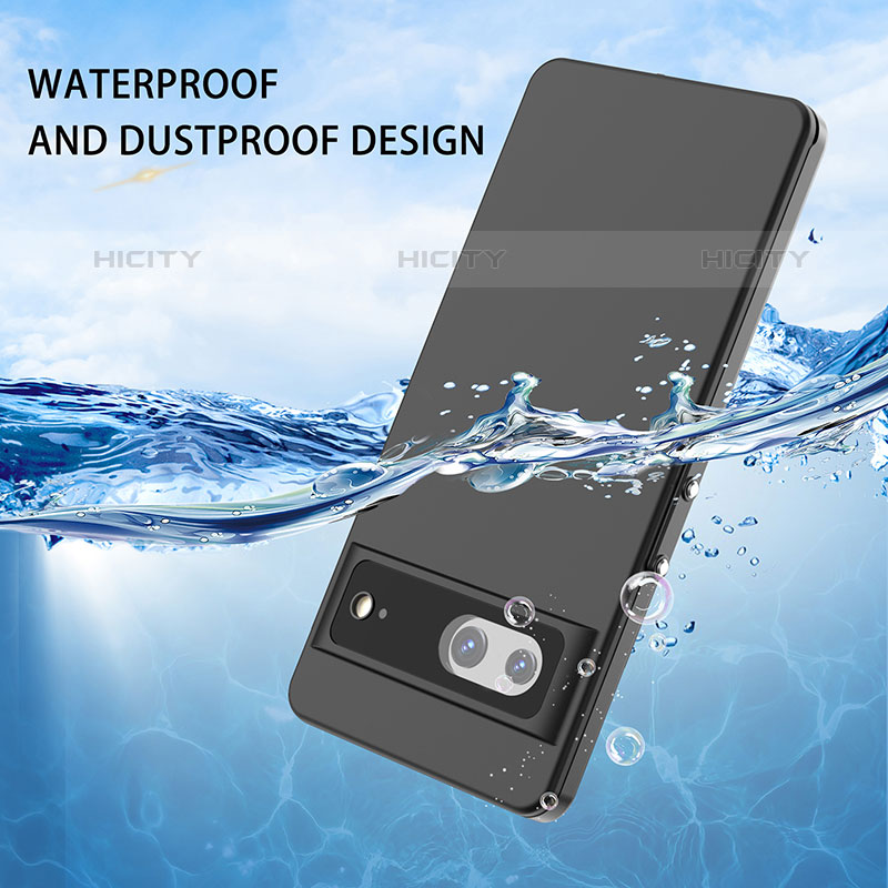 Funda Impermeable Bumper Silicona y Plastico Waterproof Carcasa 360 Grados para Google Pixel 7 5G Negro