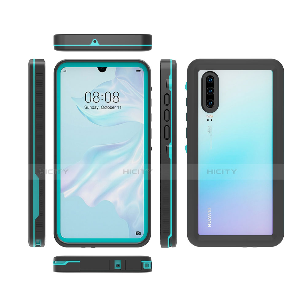 Funda Impermeable Bumper Silicona y Plastico Waterproof Carcasa 360 Grados para Huawei P30