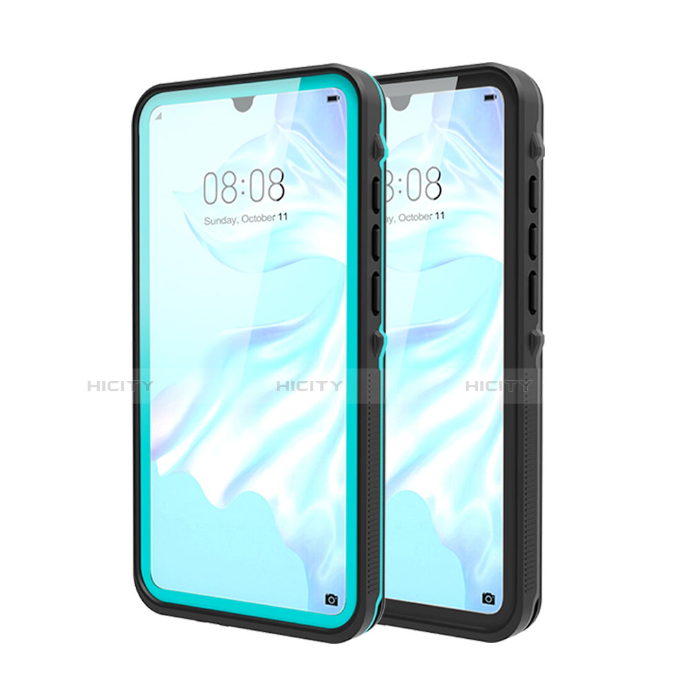 Funda Impermeable Bumper Silicona y Plastico Waterproof Carcasa 360 Grados para Huawei P30