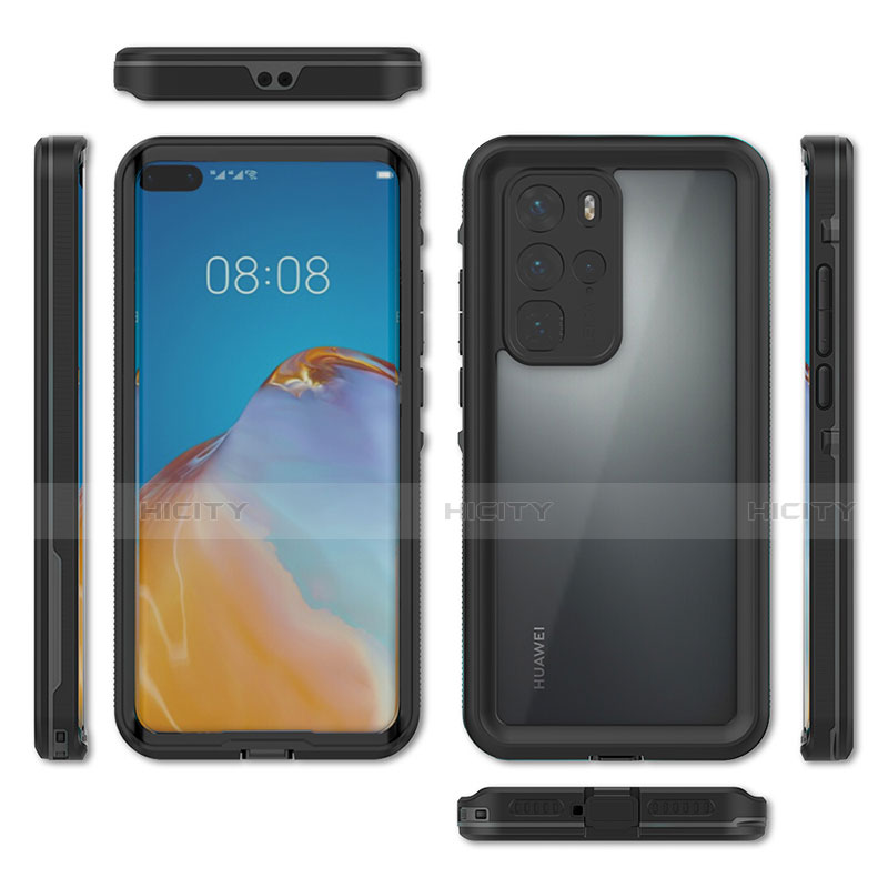 Funda Impermeable Bumper Silicona y Plastico Waterproof Carcasa 360 Grados para Huawei P40 Pro