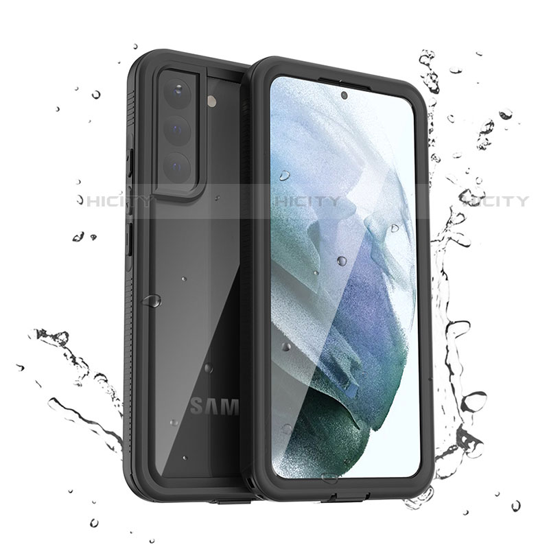 Funda Impermeable Bumper Silicona y Plastico Waterproof Carcasa 360 Grados para Samsung Galaxy S23 Plus 5G Negro