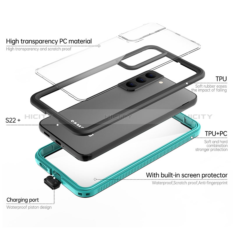 Funda Impermeable Bumper Silicona y Plastico Waterproof Carcasa 360 Grados para Samsung Galaxy S24 5G