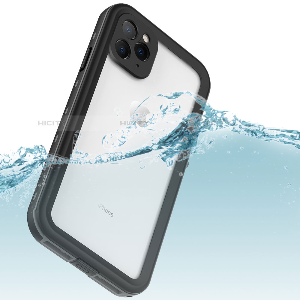 Funda Impermeable Bumper Silicona y Plastico Waterproof Carcasa 360 Grados W04 para Apple iPhone 11 Pro