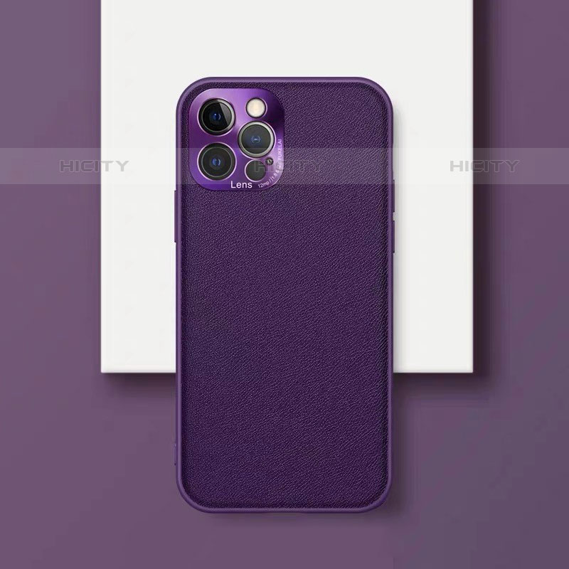 Funda Lujo Cuero Carcasa A02 para Apple iPhone 16 Pro