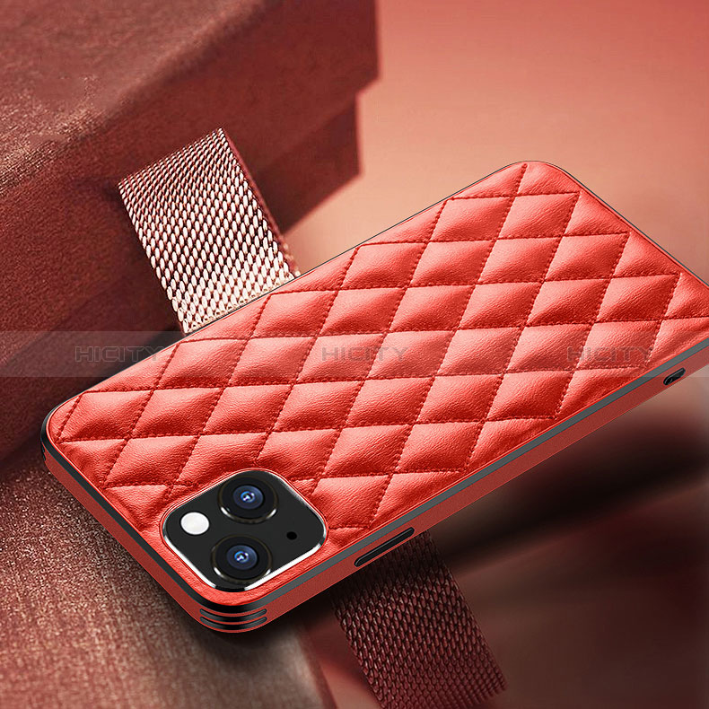 Funda Lujo Cuero Carcasa A07 para Apple iPhone 15