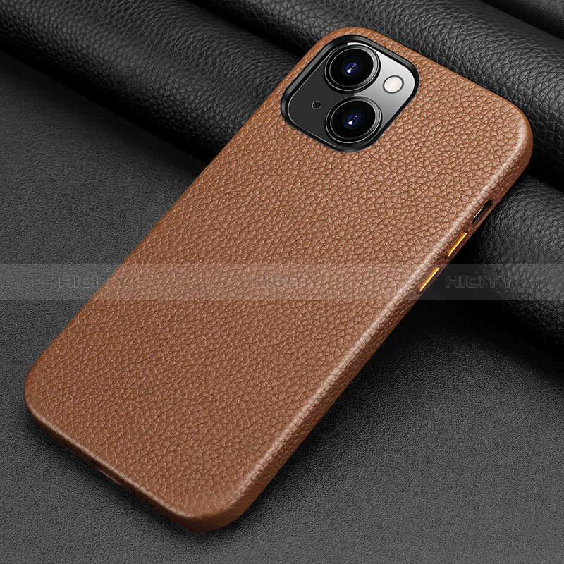 Funda Lujo Cuero Carcasa A09 para Apple iPhone 15