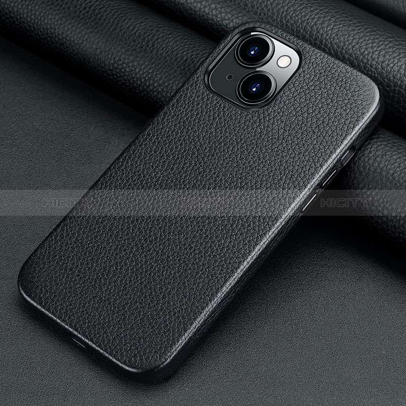 Funda Lujo Cuero Carcasa A09 para Apple iPhone 15 Plus