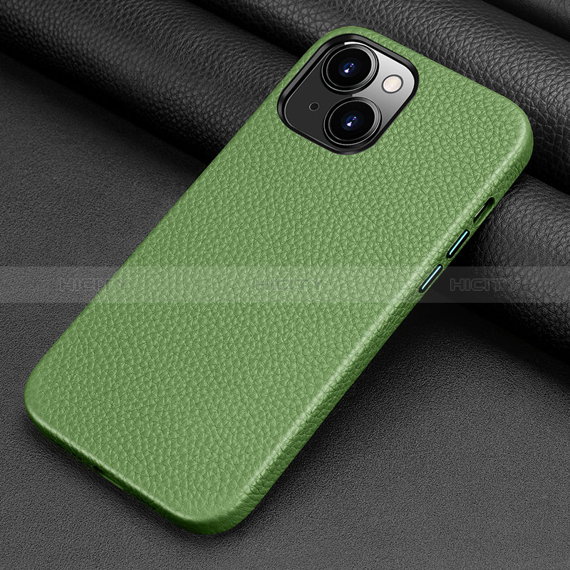 Funda Lujo Cuero Carcasa A09 para Apple iPhone 15 Plus