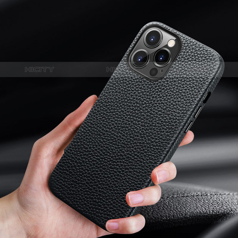 Funda Lujo Cuero Carcasa A09 para Apple iPhone 15 Pro