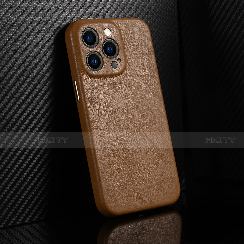 Funda Lujo Cuero Carcasa A10 para Apple iPhone 16 Pro