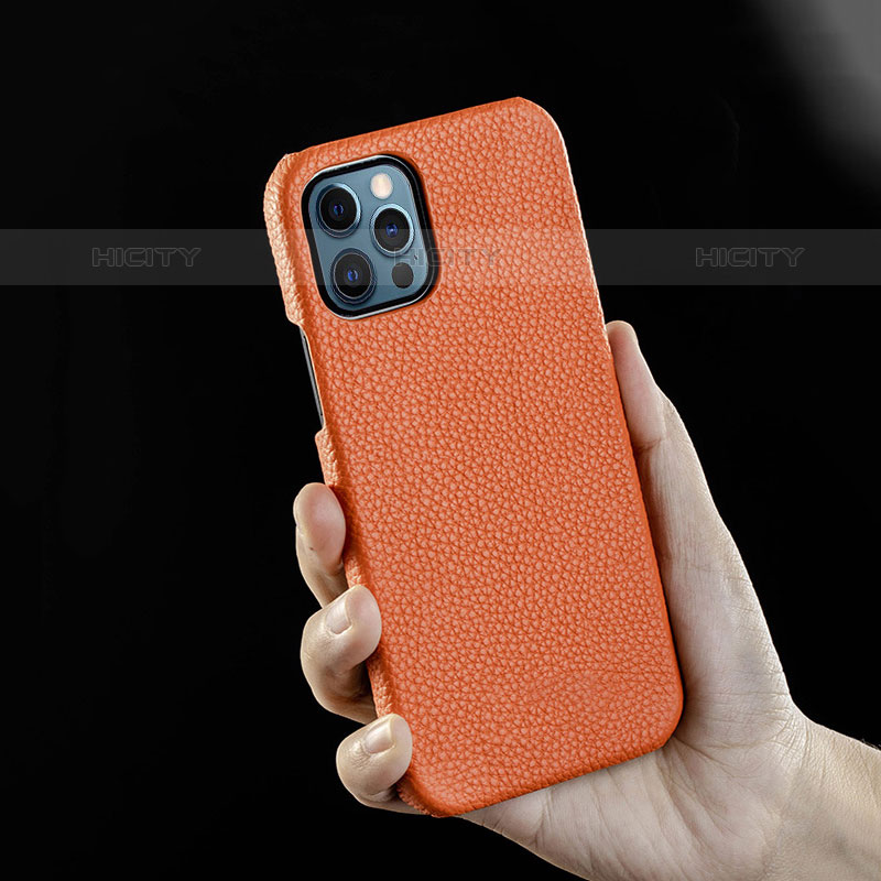 Funda Lujo Cuero Carcasa A12 para Apple iPhone 15 Pro