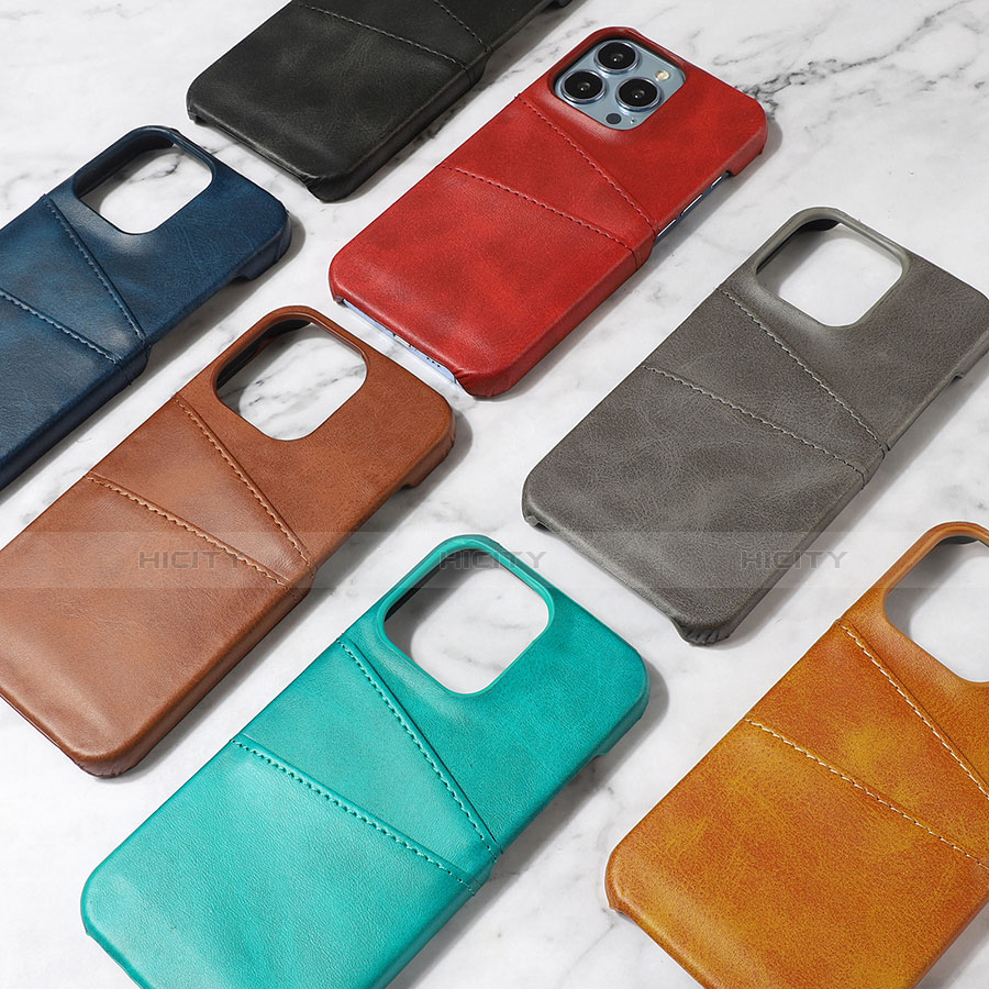 Funda Lujo Cuero Carcasa A15 para Apple iPhone 13 Pro