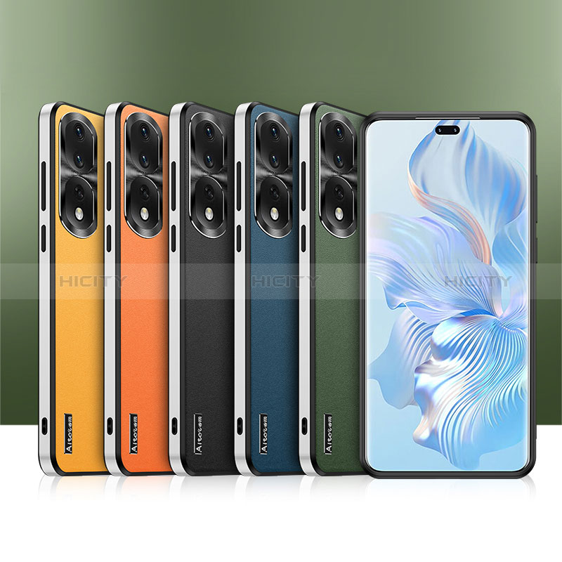 Funda Lujo Cuero Carcasa AT1 para Huawei Honor 80 Pro 5G