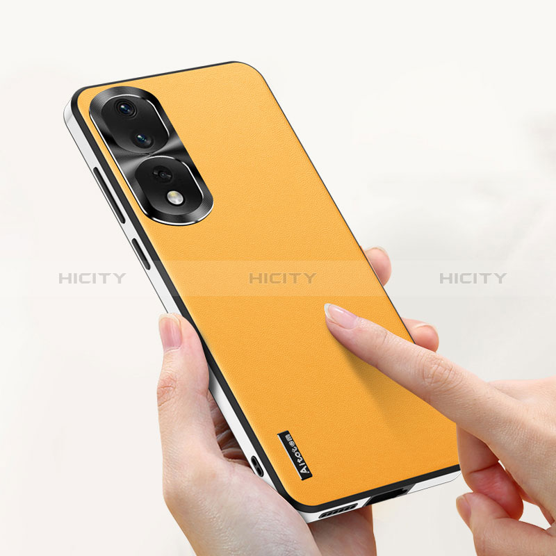 Funda Lujo Cuero Carcasa AT1 para Huawei Honor 80 Pro Flat 5G