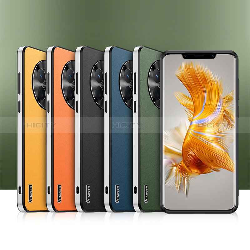 Funda Lujo Cuero Carcasa AT1 para Huawei Mate 50 Pro