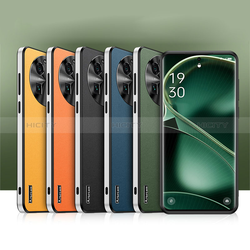 Funda Lujo Cuero Carcasa AT1 para Oppo Find X6 Pro 5G