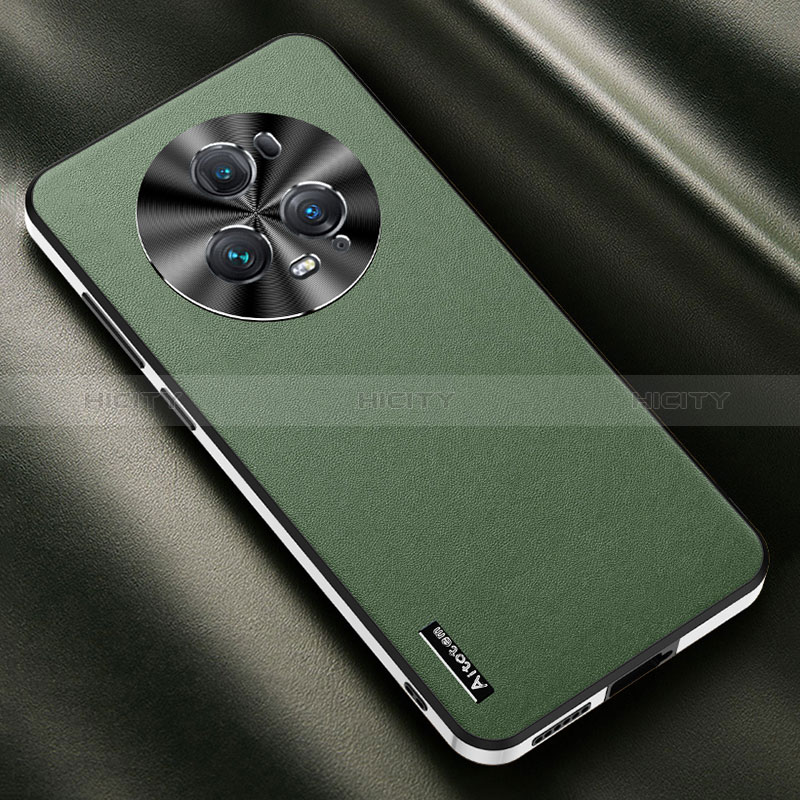 Funda Lujo Cuero Carcasa AT2 para Huawei Honor Magic5 Pro 5G