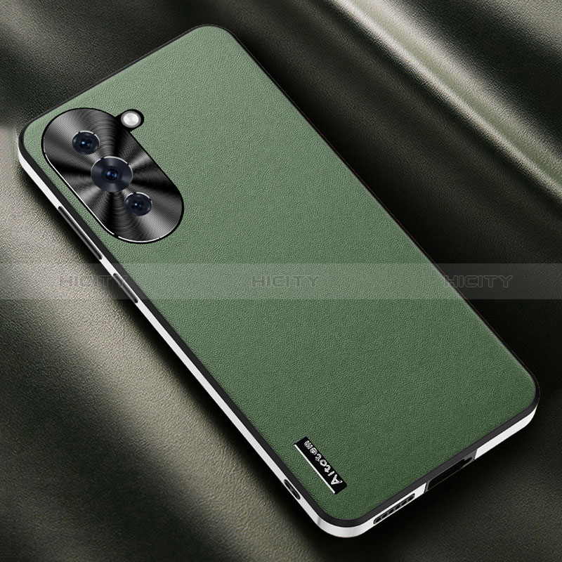 Funda Lujo Cuero Carcasa AT2 para Huawei Nova 10 Pro