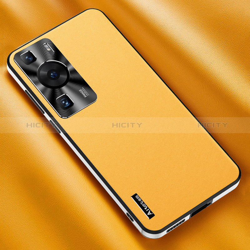 Funda Lujo Cuero Carcasa AT2 para Huawei P60 Pro