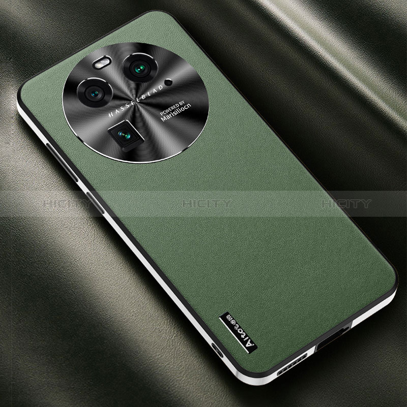 Funda Lujo Cuero Carcasa AT2 para Oppo Find X6 5G