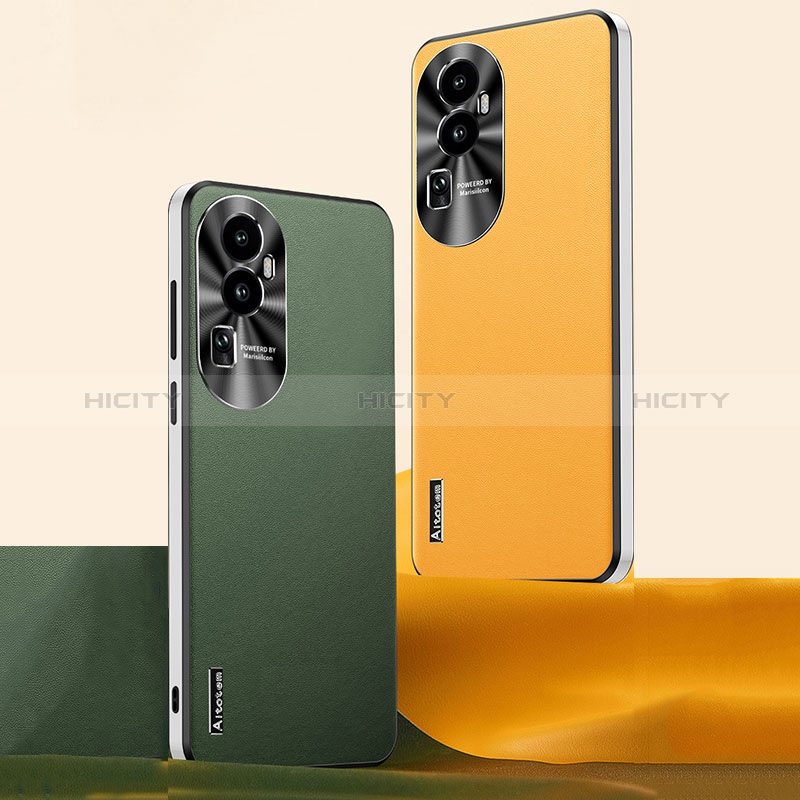 Funda Lujo Cuero Carcasa AT2 para Oppo Reno10 Pro+ Plus 5G