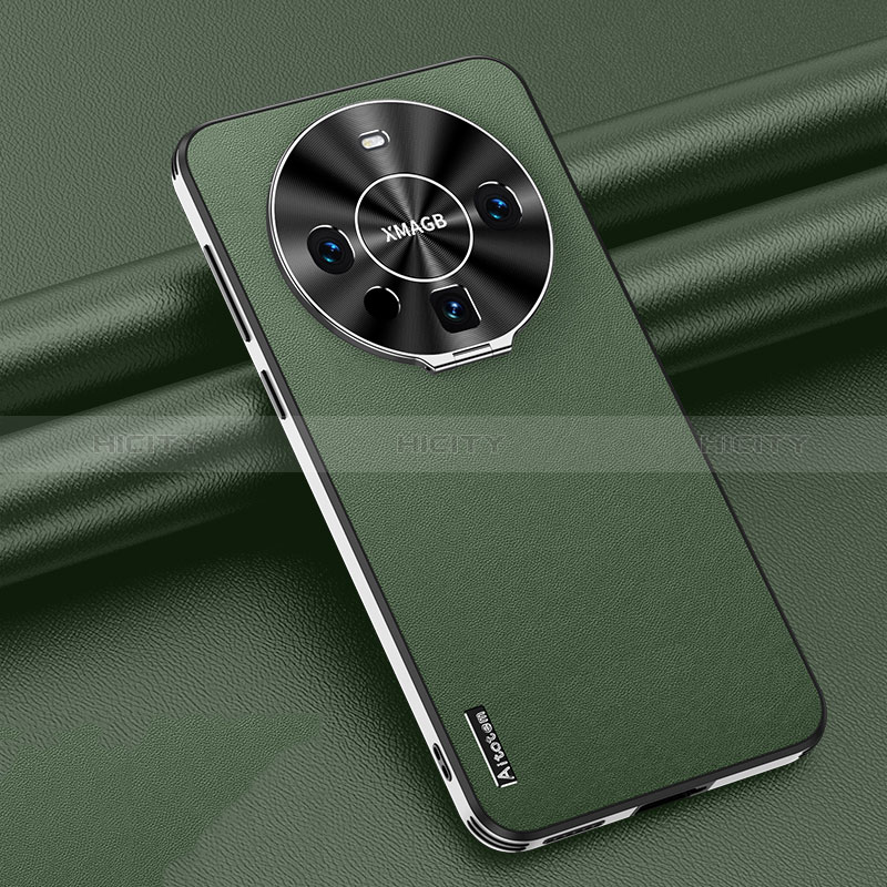 Funda Lujo Cuero Carcasa AT3 para Huawei Mate 60 Pro+ Plus Verde