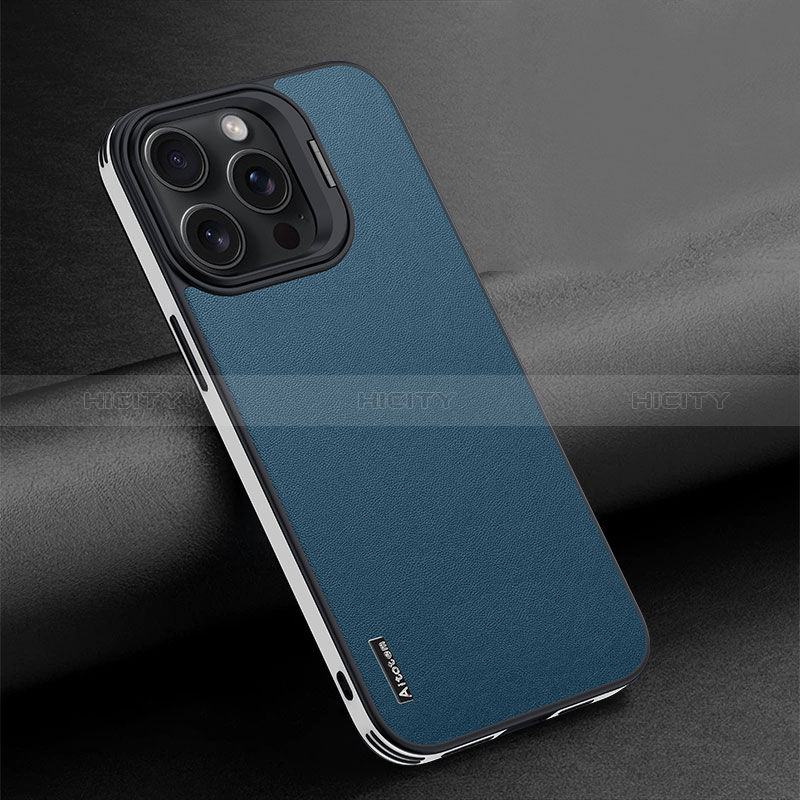 Funda Lujo Cuero Carcasa AT4 para Apple iPhone 14 Pro